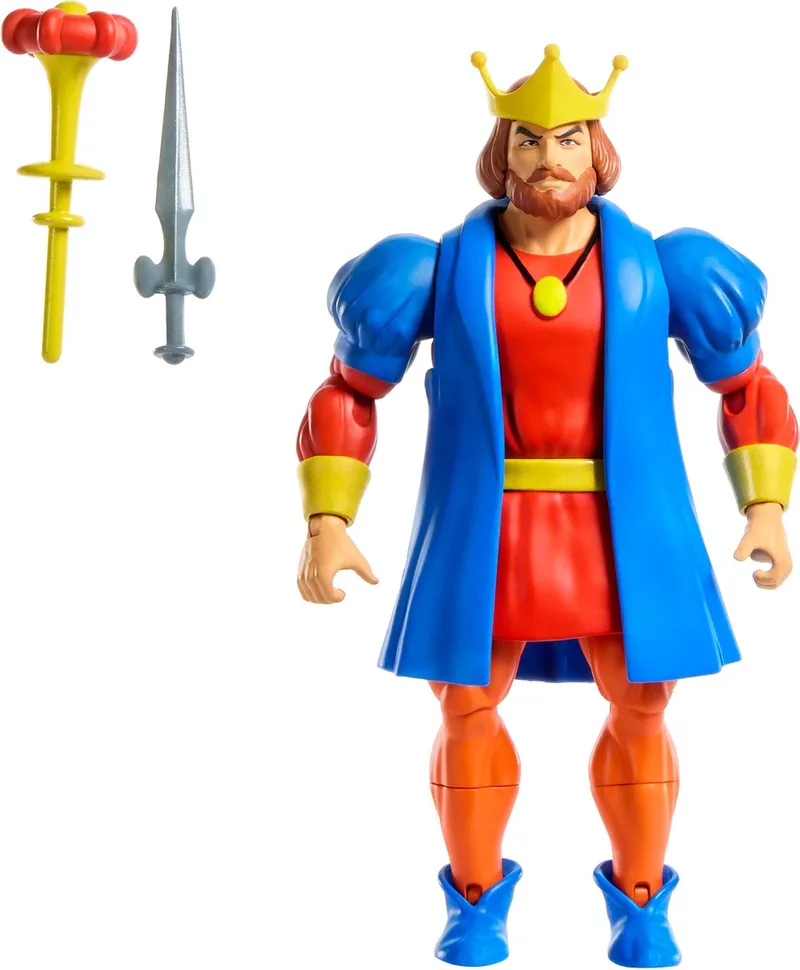 Masters of the Universe Origins Action Figure Cartoon Collection: King Randor 14 cm Action Figuur by Mattel in Multicolour – product photo