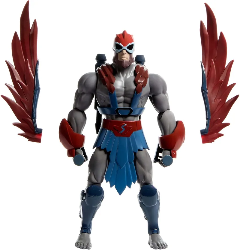 Masters of the Universe Origins Action Figure Cartoon Collection: Stratos 14 cm Action Figuur van Mattel in Meerkleurig – productfoto