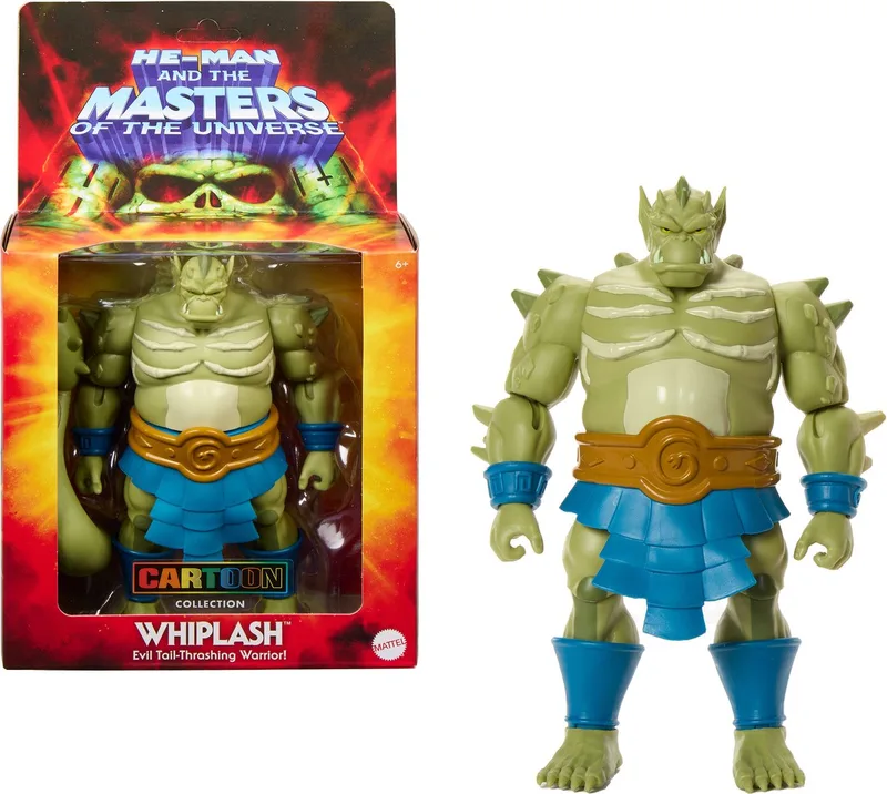 Masters of the Universe Origins Deluxe Action Figure Cartoon Collection: Whiplash 14 cm Action Figuur van Mattel in Meerkleurig – productfoto