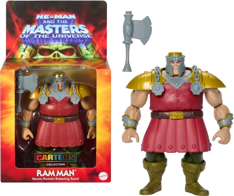 Masters of the Universe Origins Deluxe Action Figure Ram Man 14 cm Action Figuur by Mattel in Multicolour – product photo