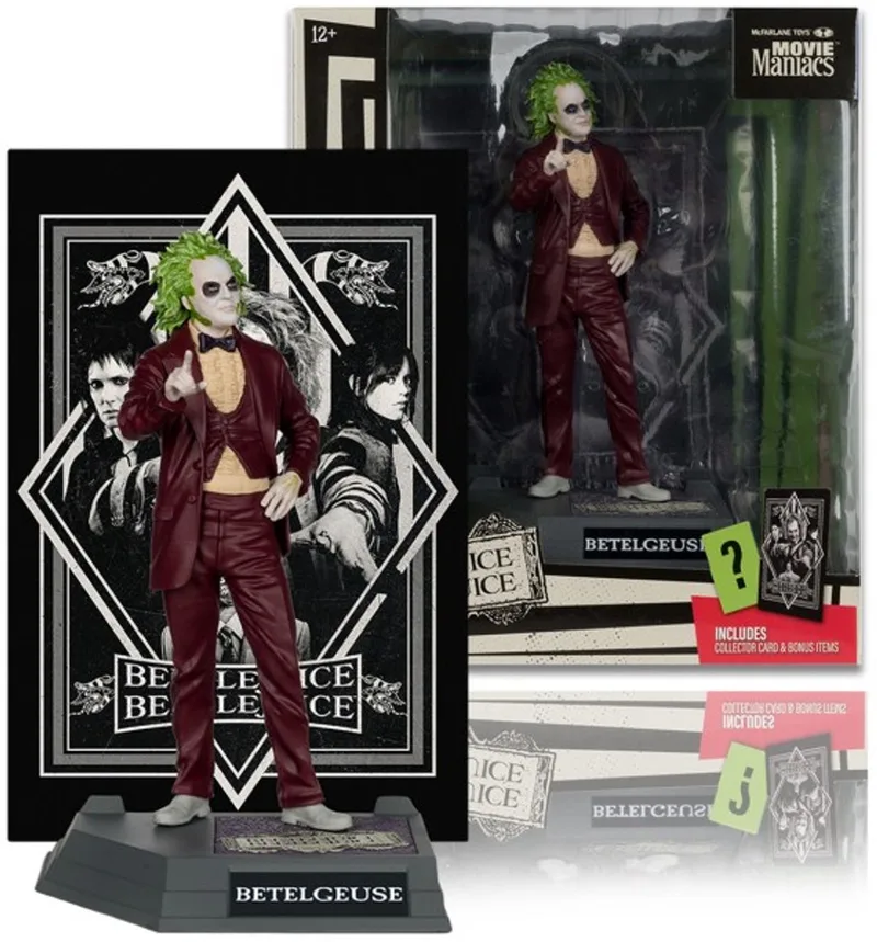 Beetlejuice Beetlejuice Movie Maniacs PVC Statue Beetlejuice 17 cm Beeld van McFarlane Toys in Meerkleurig – productfoto