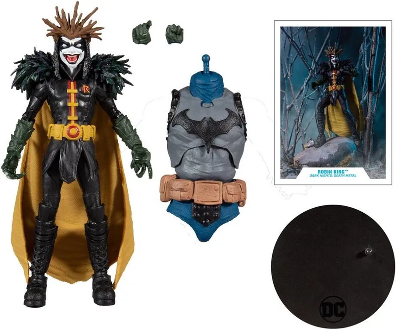 dc build-a 7in figures wv4 - death metal - robin king van McFarlane Toys in Meerkleurig – productfoto