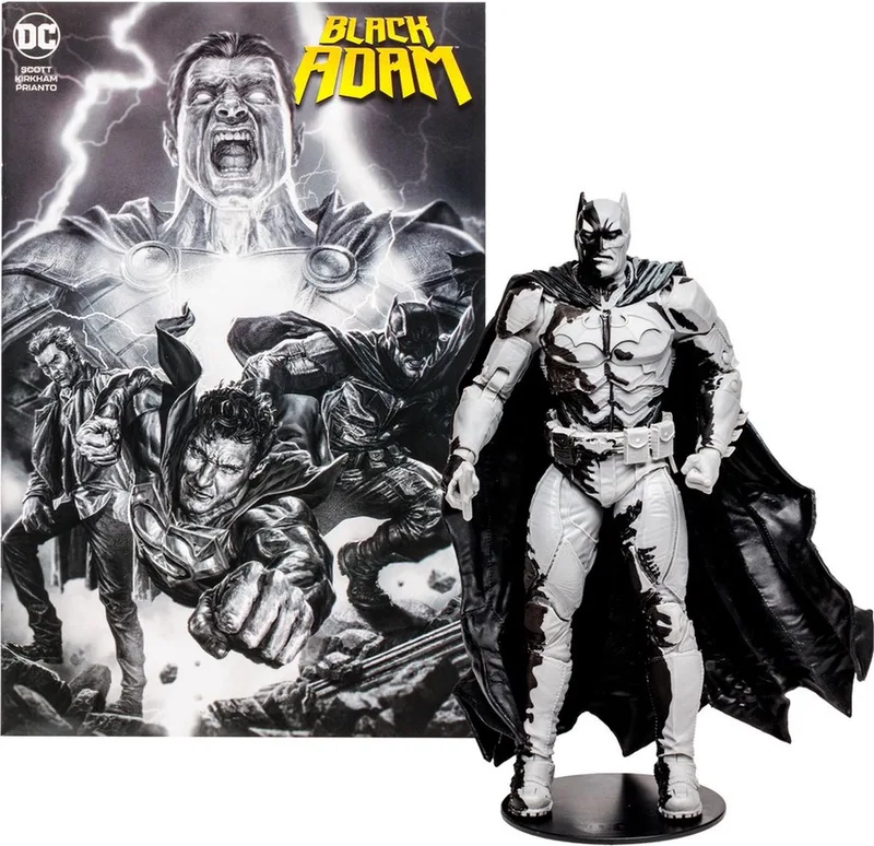 DC Direct Action Figure Black Adam Batman Line Art Variant (Gold Label) (SDCC) 18 cm by McFarlane Toys in Black – product photo