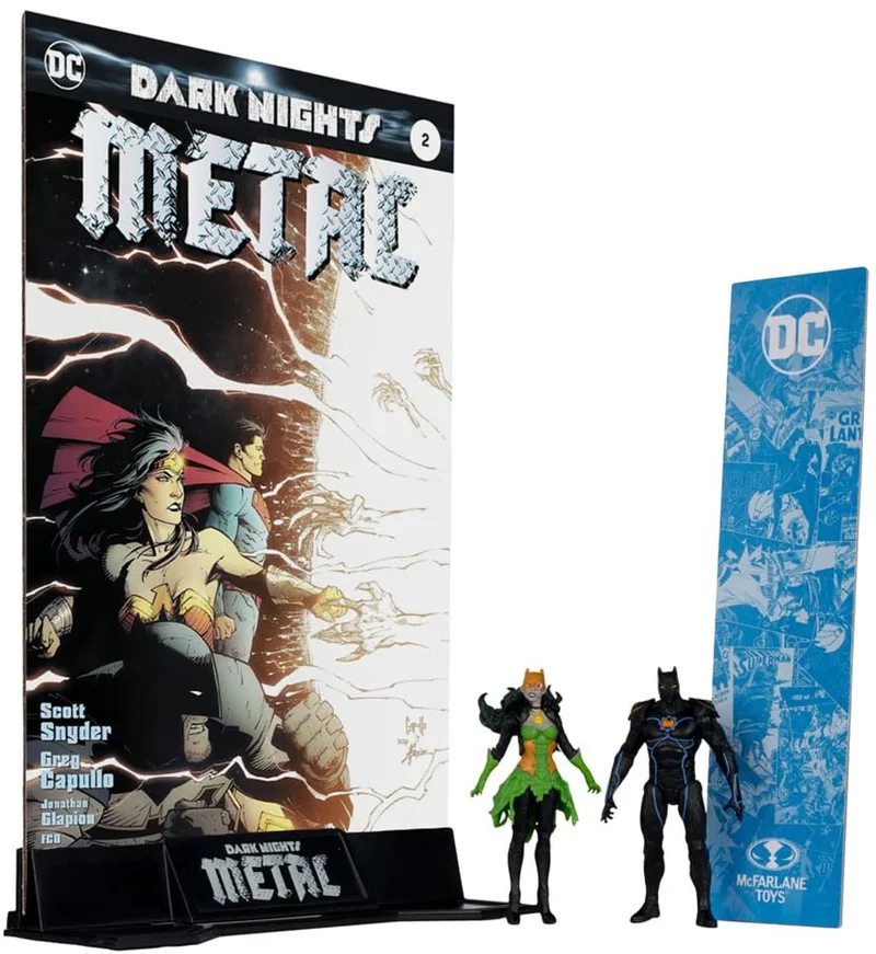 DC Direct Page Punchers Action Figure 2-Pack Batman of Earth-44 & Batman of Earth-11 (Dark Nights: Metal) 8 cm Action Figuur by McFarlane Toys in Multicolour – product photo