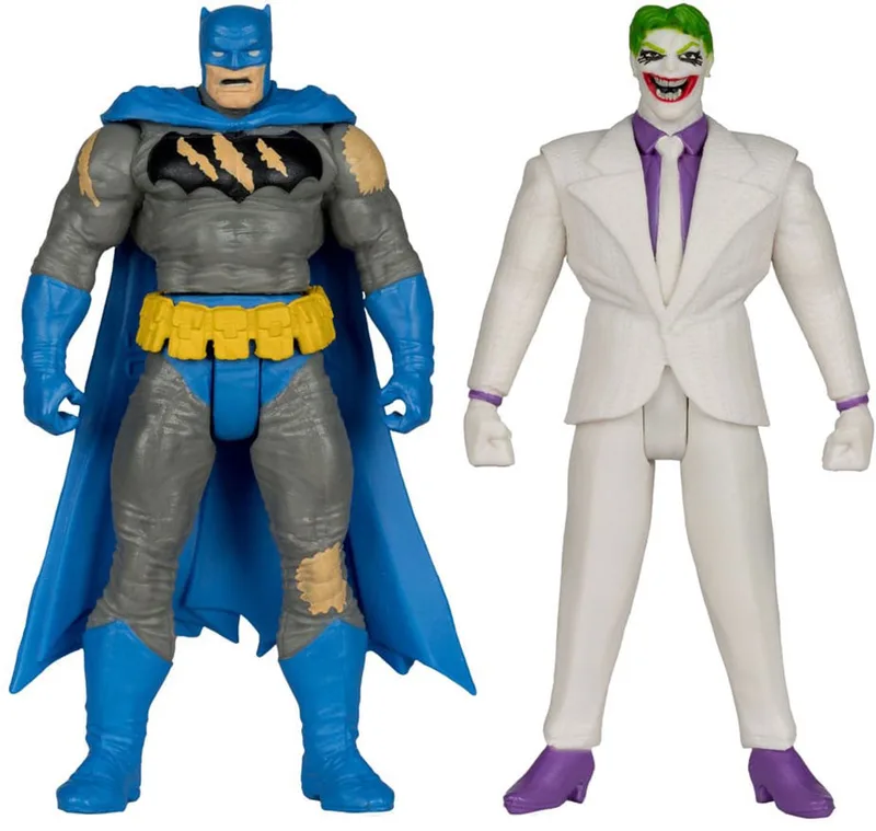 DC Direct Page Punchers Action Figure 2-Pack Batman & The Joker (Batman: The Dark Knight Returns) 8 cm Action Figuur van McFarlane Toys in Meerkleurig – productfoto
