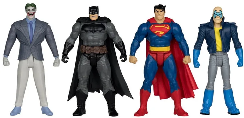 DC Direct Page Punchers Action Figure 4-Pack Batman & Son of Batman & Superman & Joker 7 cm Action Figuur van McFarlane Toys in Meerkleurig – productfoto