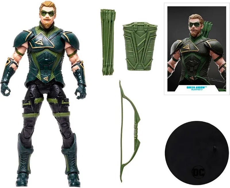 DC Gaming Action Figure Green Arrow (Injustice 2) 18 cm by McFarlane Toys in Green – product photo