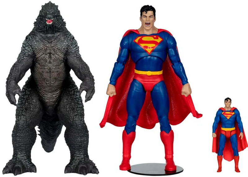 DC Justice League Monsterverse DC Multiverse Action Figuur 2-Pack Superman Vs. Godzilla 30 cm Action Figuur van McFarlane Toys in Meerkleurig – productfoto