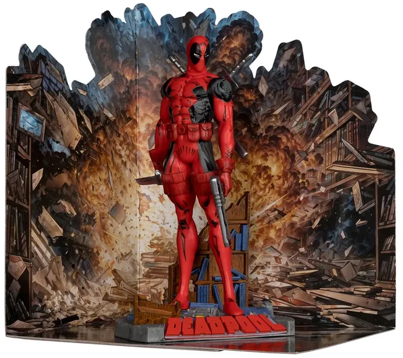 Marvel PVC Statue 1/10 Deadpool (The New Mutants #98) 16 cm Action Figuur by McFarlane Toys in Multicolour – product photo