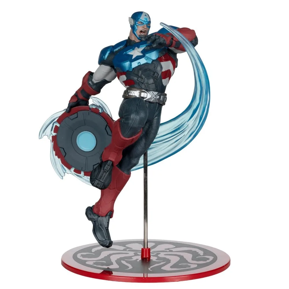 Marvel Rivals Collection Captain America Statue de McFarlane Toys – photo produit