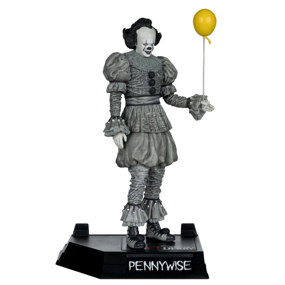 Movie Maniacs PVC Statue Pennywise (Black & White) by McFarlane Toys – product photo