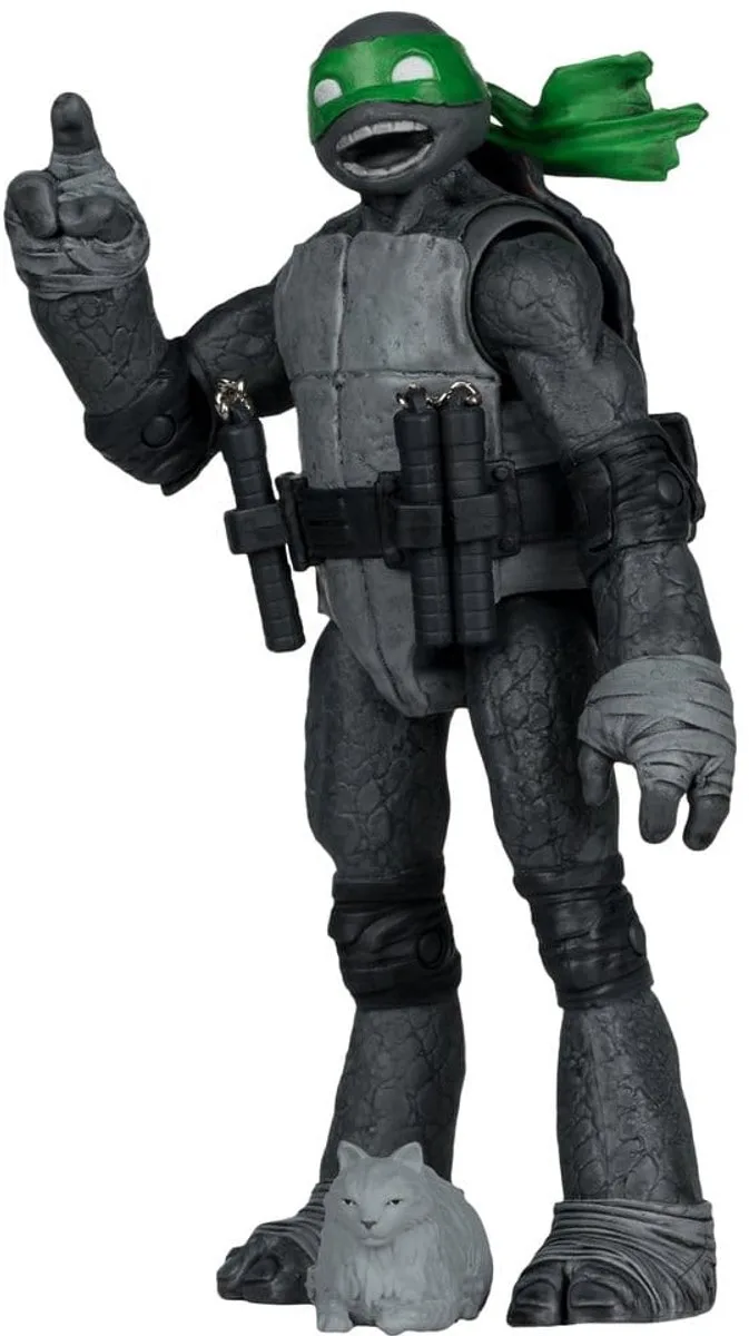 Teenage Mutant Ninja Turtles Page Punchers Action Figure Michelangelo (Black White & Green) (Red Platinum Edition) 13 cm Action Figuur by McFarlane Toys in Multicolour – product photo