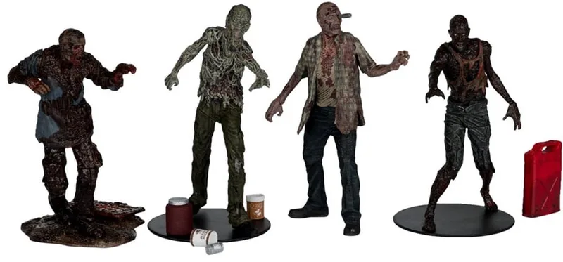 The Walking Dead Action Figuur 4-Pack Walkers 13 cm Action Figuur by McFarlane Toys in Multicolour – product photo