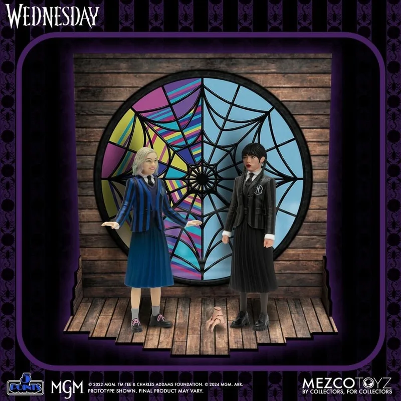 Wednesday: 5 Points - Wednesday & Enid Action Figure Boxed Set by Mezco in Multicolour – product photo