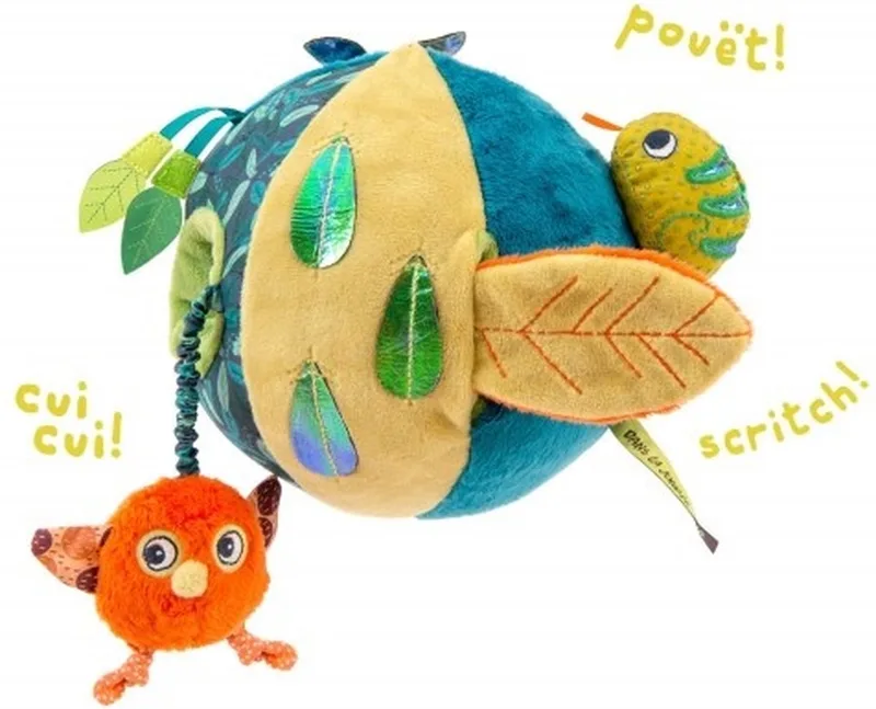 Activiteitenbal in The Jungle från Moulin Roty i Kleurrijk – produktbild