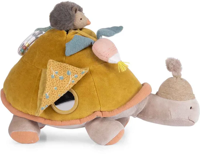 activiteitenknuffel zeeschildpad - 20 cm by Moulin Roty in Beige – product photo