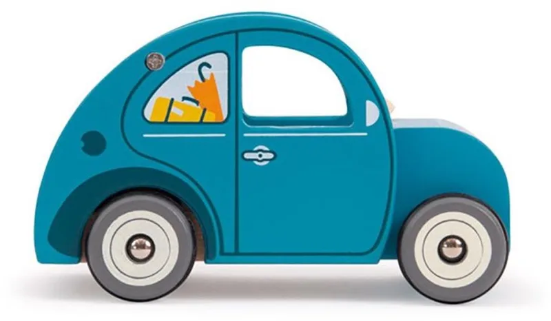 Auto 'La Grande Famille' by Moulin Roty in Blue – product photo