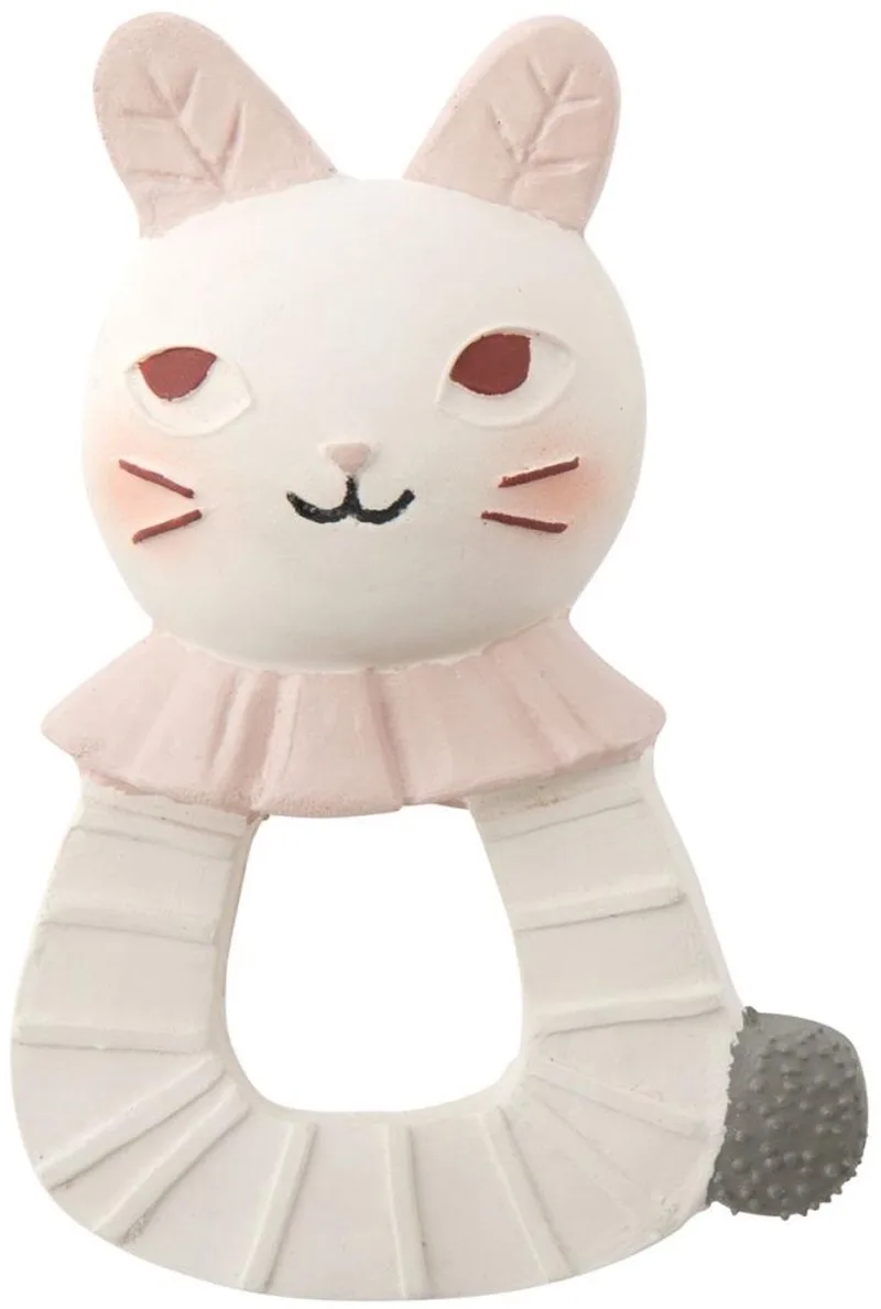Bijtring Konijn 'Après la Pluie' by Moulin Roty in Pink – product photo