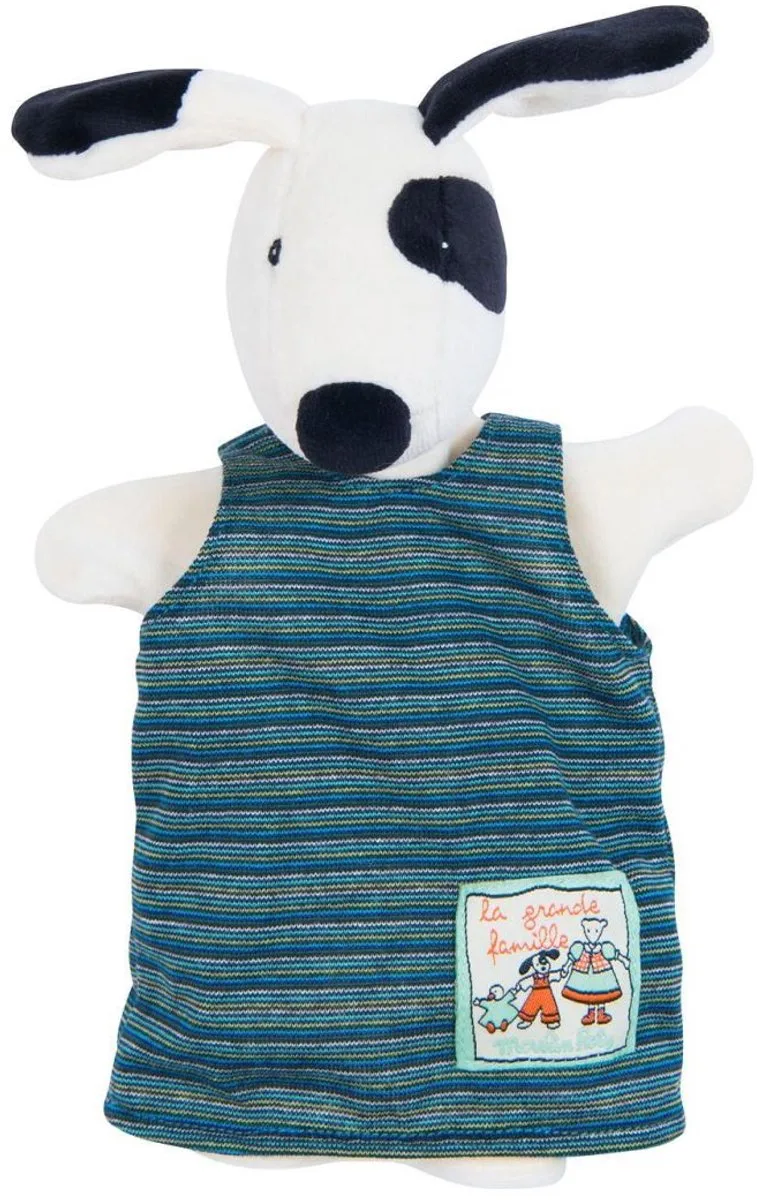 Handpop Hond Julius by Moulin Roty in Blue – product photo