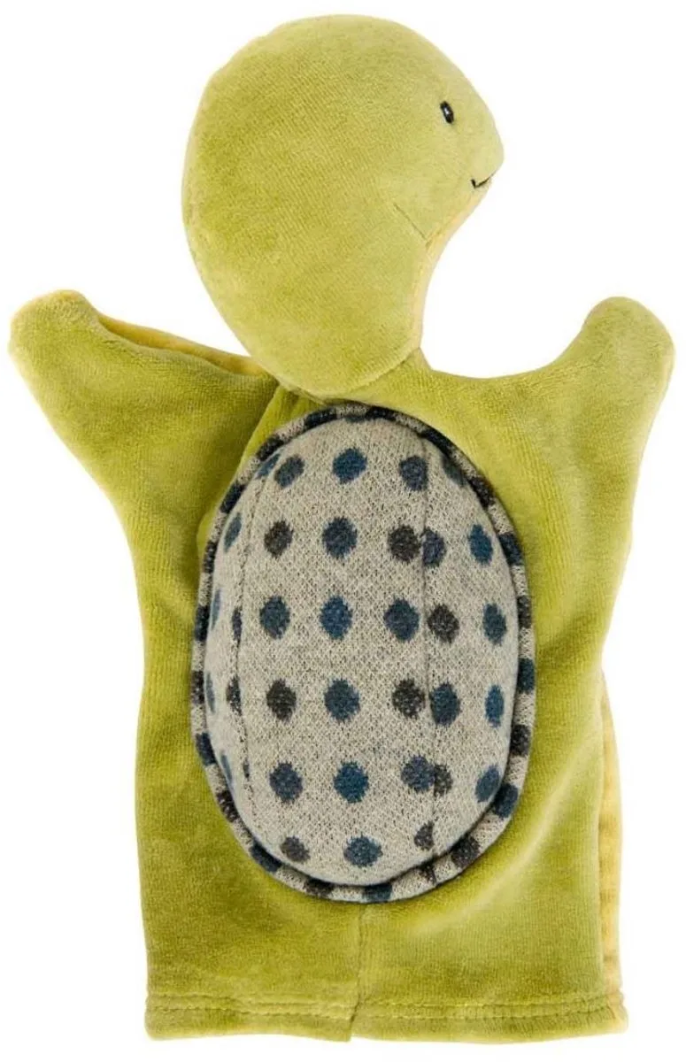 Handpop Schildpad Camille by Moulin Roty in Green – product photo