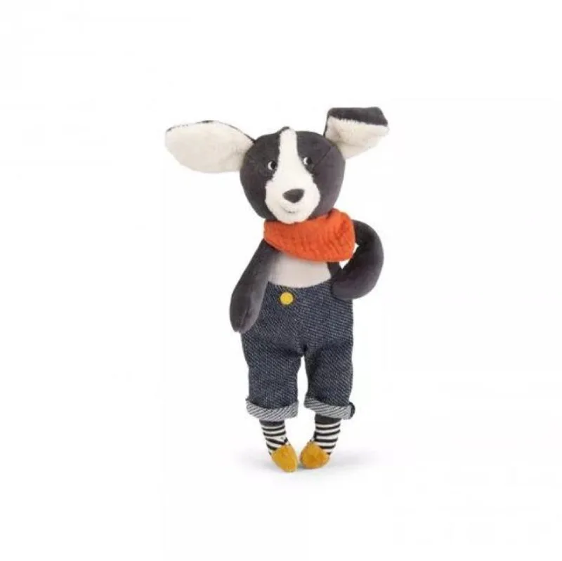 Knuffel Hond Puce by Moulin Roty in Blue – product photo