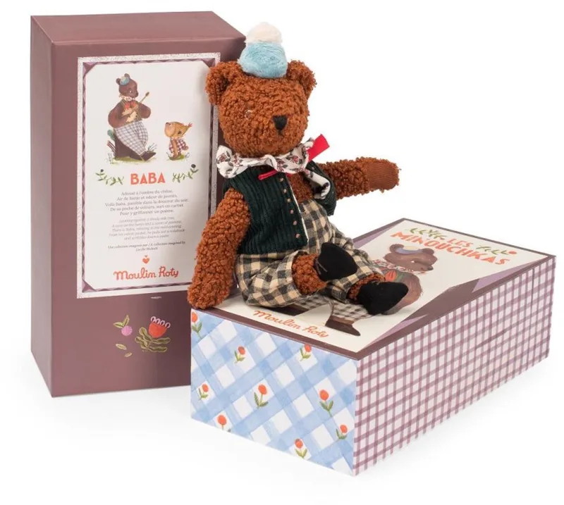 knuffelbeer les minouchkas - baba - 25,5 cm by Moulin Roty in Beige – product photo