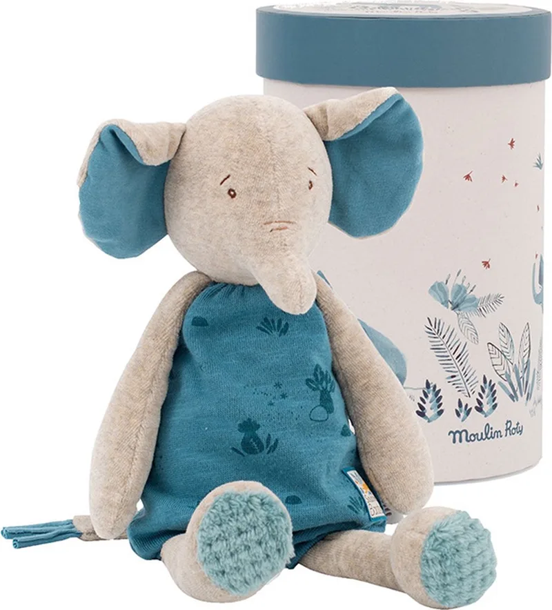 Moulin Roty Knuffel Olifant Bergamote 'Sous mon Baobab' från Moulin Roty i Beige – produktbild