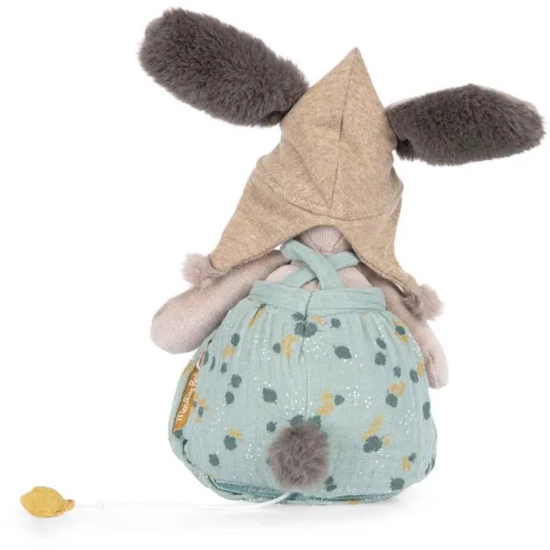 Muzikale Knuffel 'Konijn' Trois Petits Lapins by Moulin Roty in Beige – product photo