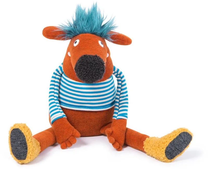 Oranje Pidou van 'Les Schmouks' by Moulin Roty in Blue – product photo