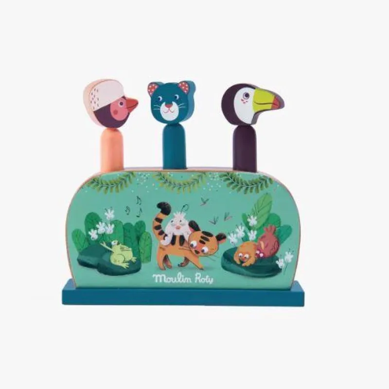 Pop-up 'Dans La Jungle' van Moulin Roty in Meerkleurig – productfoto