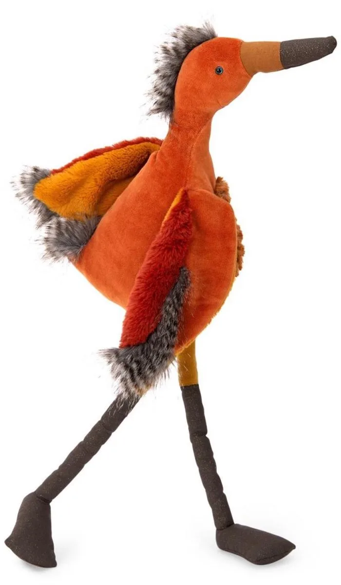 Tout Autour Du Monde Knuffel Reiger by Moulin Roty in Orange – product photo