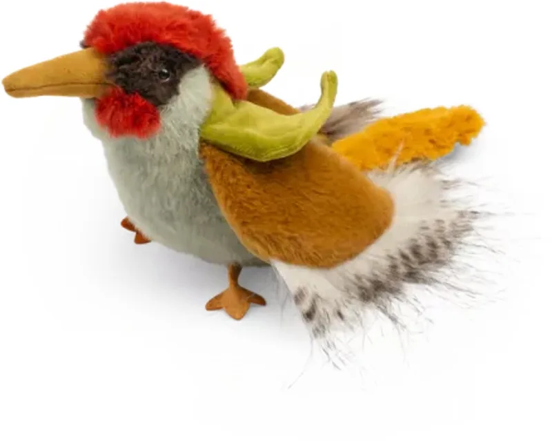 Tout Autour Du Monde Knuffel Specht by Moulin Roty in Green – product photo