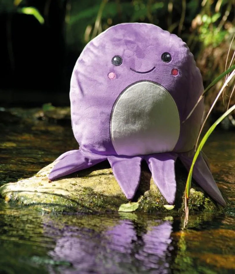 buddy-knuffel-octopus-borduren-tekst-naam by Mumbles in Purple – product photo