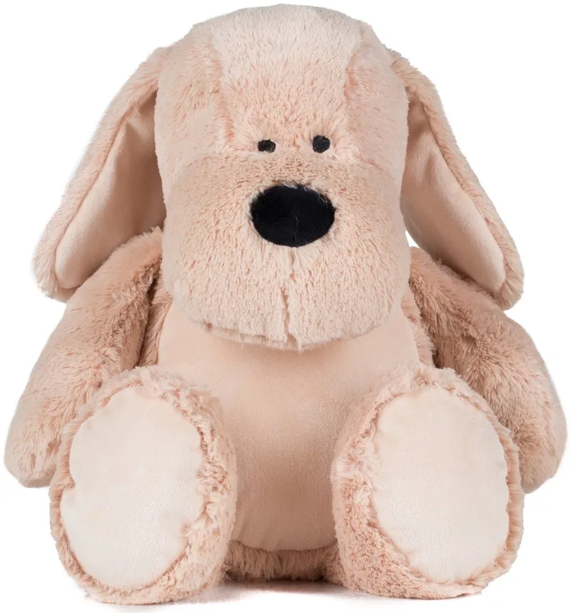 Kinderen/Kinderen Zippie Hond Zacht Pluche Speelgoed från Mumbles i Midden-Bruin – produktbild