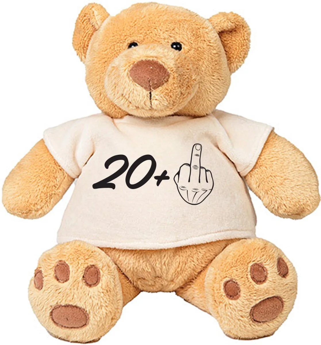 Pluche Beer 21 Jaar- feest - knuffel - beertje - verjaardag von Mumbles in Braun – Produktfoto
