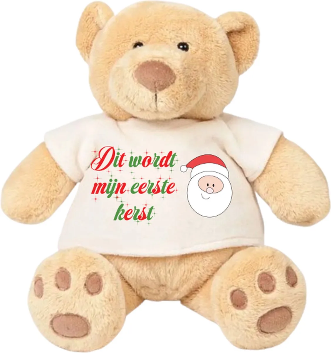 Pluche Beer Eerste Kerst Baby - Grappig - Kerstkado - Knuffel - Kado - Teddybeer von Mumbles in Braun – Produktfoto