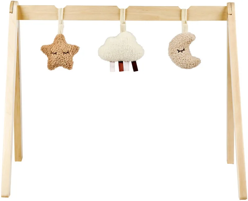TEDDY Houten Speelboog Baby - 60 x 48 cm - Baby Speelboog met Activiteiten- Baby Cadeau by Nattou in Beige – product photo