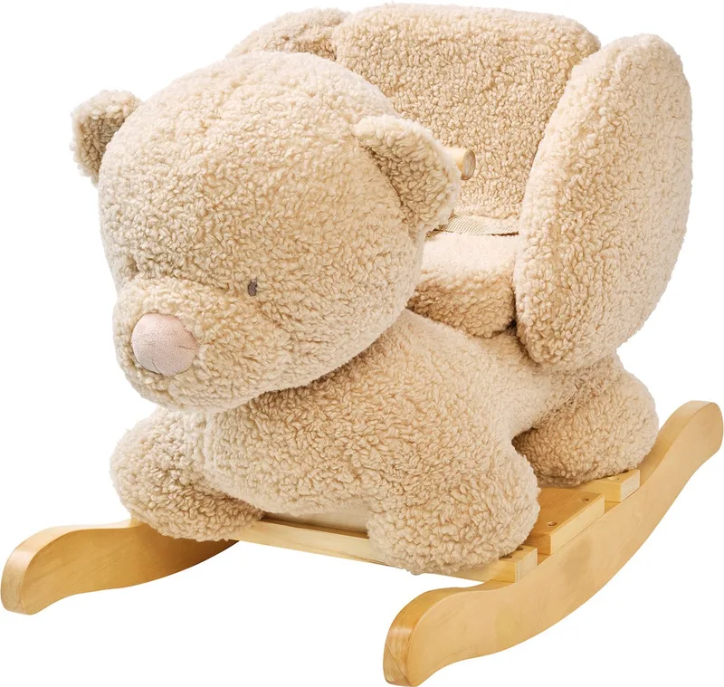 TEDDY Schommelpaard - Beer - 59 cm - Beige by Nattou in Teddy beige – product photo