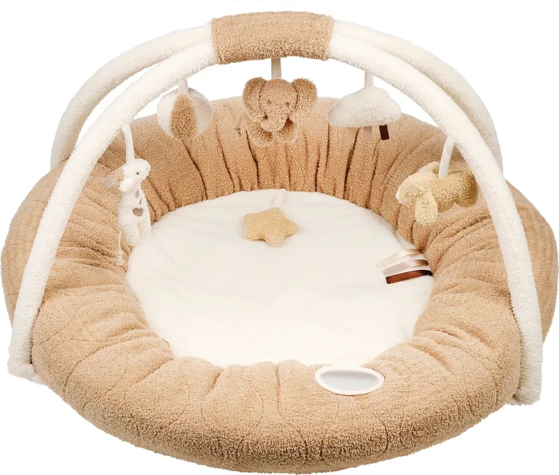 TEDDY Speeltapijt speelkleed met bogen - 90 cm by Nattou in Ecru Karamel – product photo