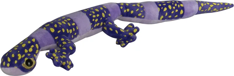 Arizona Gekko Hagedis Knuffel - pluche - paars/zwart - 62 cm - knuffeldier by Nature Planet in Purple – product photo
