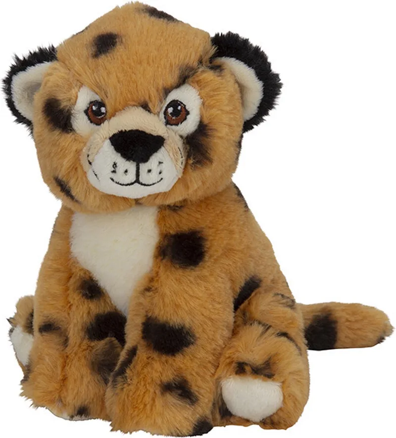Cheetah knuffel 16 cm - pluche - zacht speelgoed - knuffeldier de Nature Planet en Multicolore – photo produit
