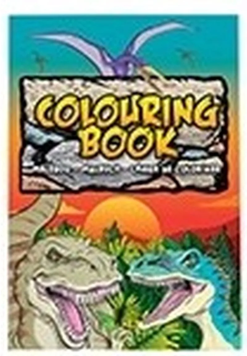 Dino/dinosaurussen kleurboek/tekenboek - A4 - 24 paginas - kinderen van Nature Planet in Meerkleurig – productfoto