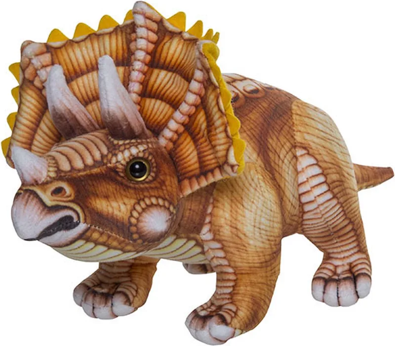 Dinosaurus knuffel - Triceratops - 30 cm - dinosauriër by Nature Planet in Multicolour – product photo