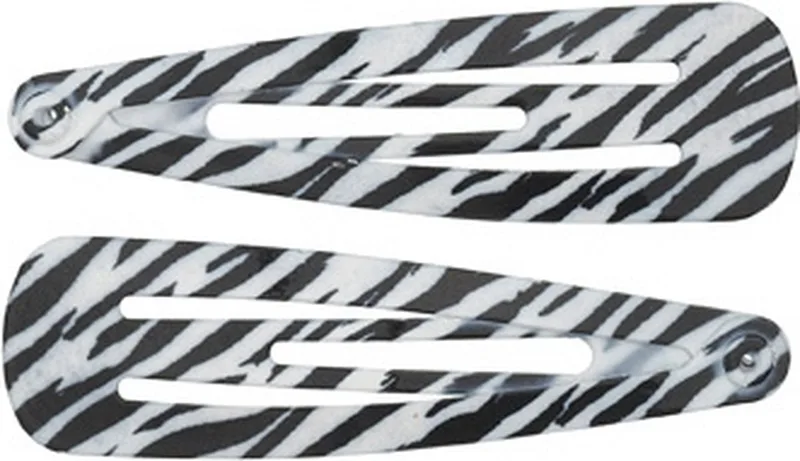 Haarspeldjes zebra print van Nature Planet in Meerkleurig – productfoto
