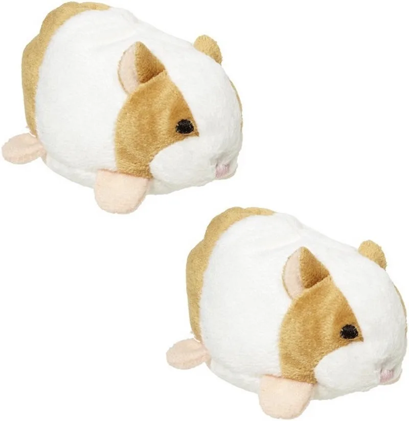 hamster knuffeltje - Set van 2x stuks - 10 cm - Pluche - knuffeldieren - speelgoed från Nature Planet i Flerfärgad – produktbild
