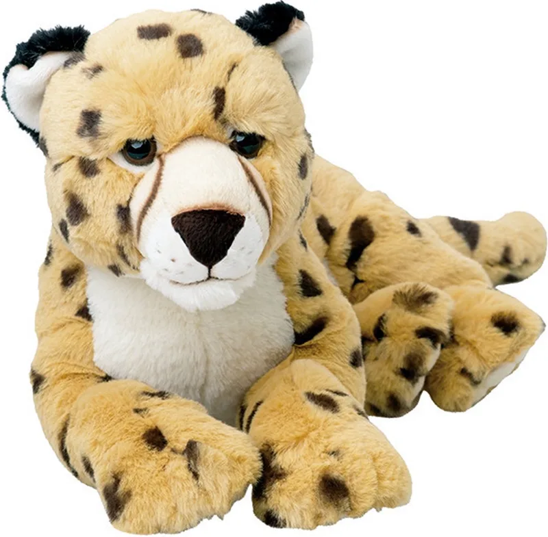 knuffel Cheetah/jachtluipaard - knuffeldier - 48 cm - bosdieren knuffel de Nature Planet en Multicolore – photo produit