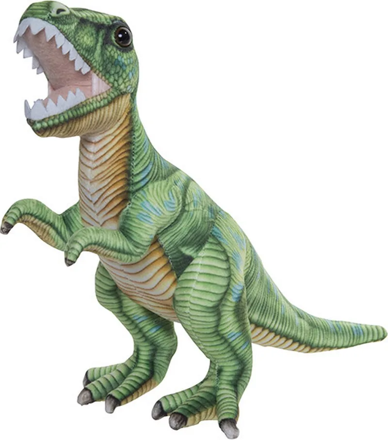 knuffel dinosaurus - 30 cm - T-rex - knuffeldieren - voor kinderen från Nature Planet i Flerfärgad – produktbild
