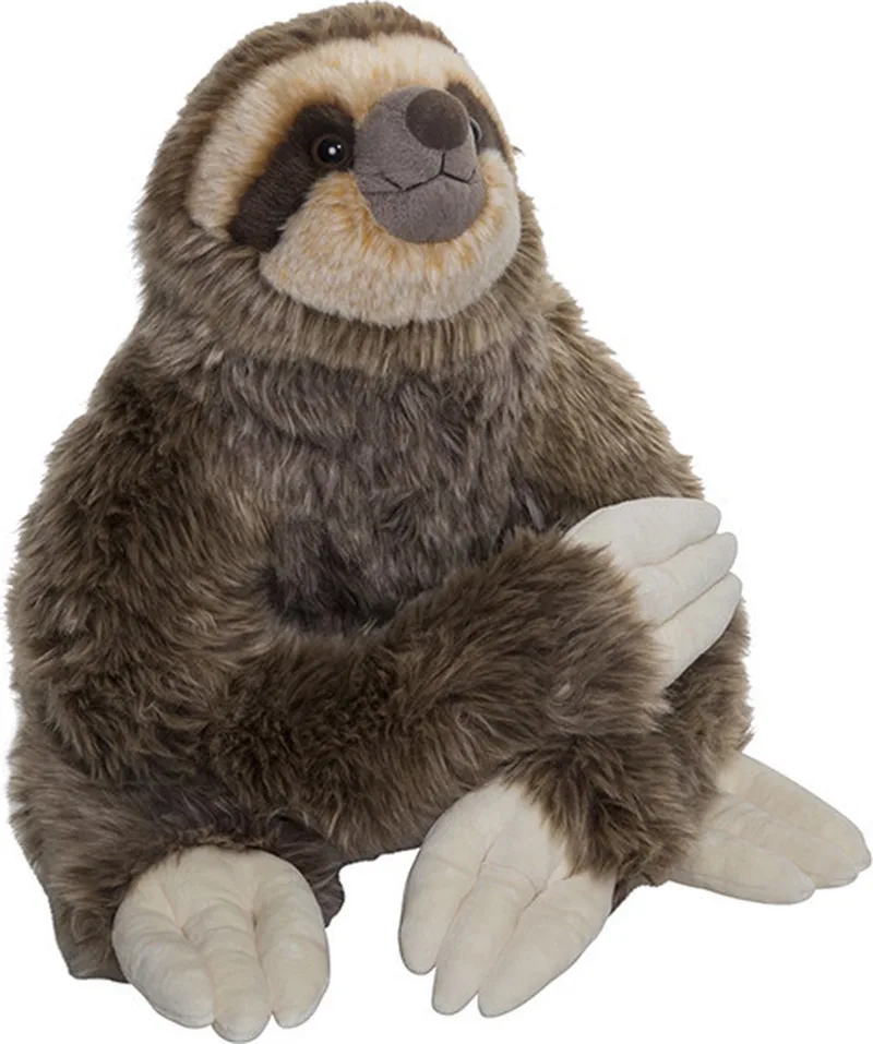 Knuffel Luiaard - pluche - groot - 40 cm - knuffeldier från Nature Planet i Flerfärgad – produktbild