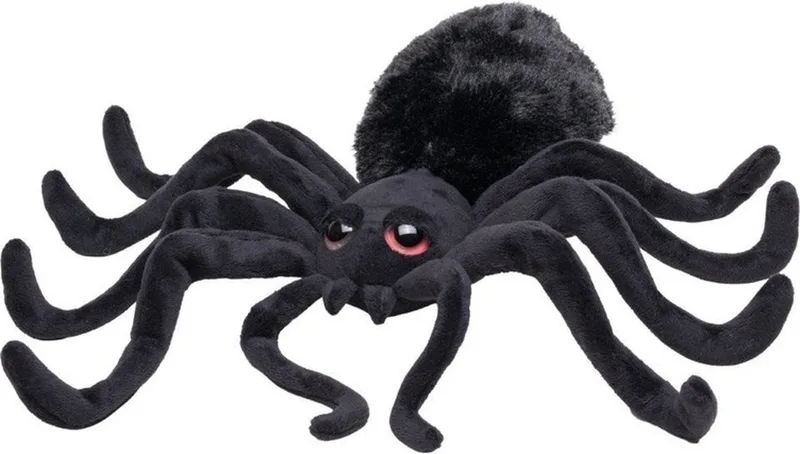 Knuffel spin - 40 cm - pluche - spinnenknuffel - Zwarte Weduwe by Nature Planet in Black – product photo