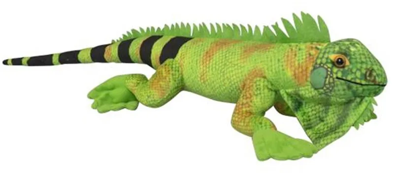 Knuffeldier Leguaan - zachte pluche stof - veel details - 62 cm - Cadeau - Kinderen von Nature Planet in Grün – Produktfoto